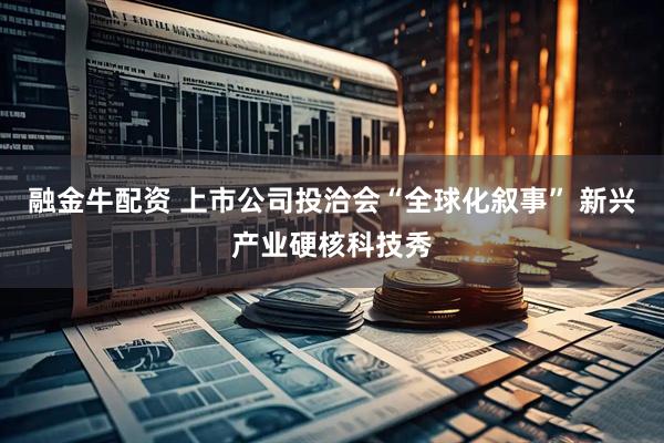 融金牛配资 上市公司投洽会“全球化叙事” 新兴产业硬核科技秀