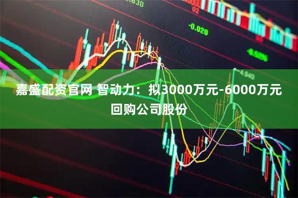 嘉盛配资官网 智动力：拟3000万元-6000万元回购公司股份